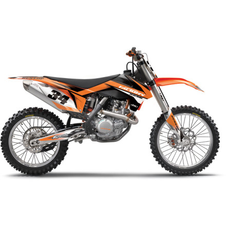 Factory Effex EVO 10 Graphics And Seat Cover Combo - KTM Factory Effex EVO 10 Graphics And Seat Cover Combo - KTM