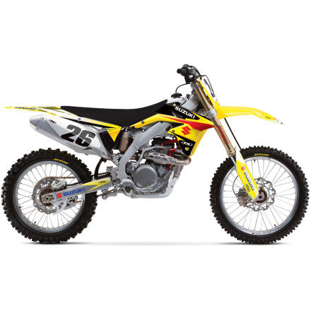 Factory Effex EVO 10 Graphics And Seat Cover Combo - Suzuki Factory Effex EVO 10 Graphics And Seat Cover Combo - Suzuki