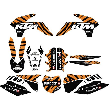 Factory Effex 2015 Rebeaud FMX Shroud/Trim Kit - KTM Factory Effex 2015 Rebeaud FMX Shroud/Trim Kit - KTM
