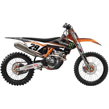 Factory Effex 2016 Monster Shroud/Airbox Graphic Kit - KTM Factory Effex 2016 Monster Shroud/Airbox Graphic Kit - KTM