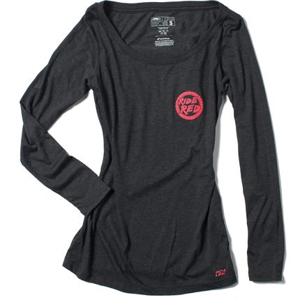 Factory Effex Women's Honda Ride Red Long Sleeve T-Shirt
