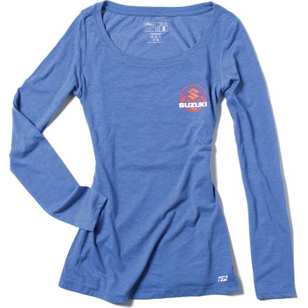 Factory Effex Women's Suzuki Sun Long Sleeve T-Shirt Factory Effex Women's Suzuki Sun Long Sleeve T-Shirt