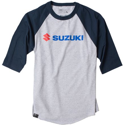Factory Effex Suzuki Baseball T-Shirt Factory Effex Suzuki Baseball T-Shirt