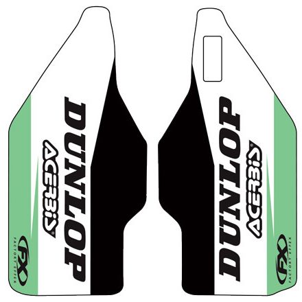 Factory Effex 2017 Sponsor Lower Fork Graphics - Kawasaki