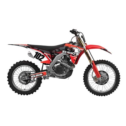 Factory Effex 2018 Metal Mulisha Shroud Graphic Kit - Honda Factory Effex 2018 Metal Mulisha Shroud Graphic Kit - Honda