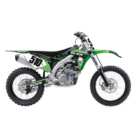 Factory Effex 2018 Metal Mulisha Shroud Graphic Kit - Kawasaki