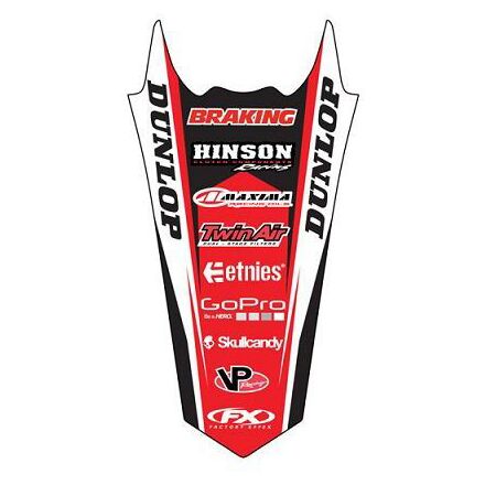 Factory Effex Rear Fender Decal - Honda