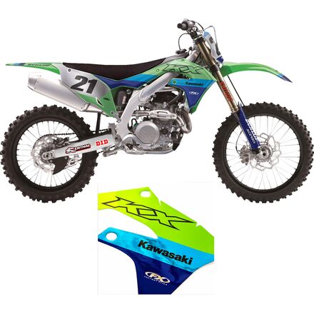 Factory Effex Chrome Series Shroud Graphic Kit - Kawasaki