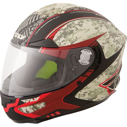 Fly Racing Street Luxx Helmet - Camo Fly Racing Street Luxx Helmet - Camo