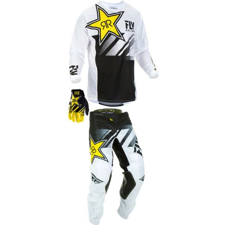 Fly Racing 2018.5 Kinetic Mesh Combo - Rockstar