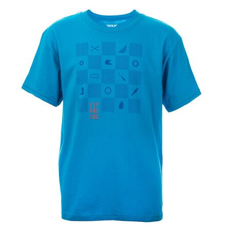 Fly Racing Youth Checkers T-Shirt