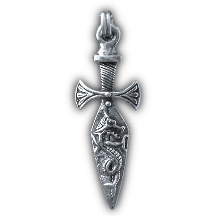 Guardian Bell Sword Zipper Pull Guardian Bell Sword Zipper Pull