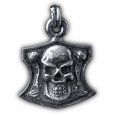 Guardian Bell Skull Shield Zipper Pull Guardian Bell Skull Shield Zipper Pull