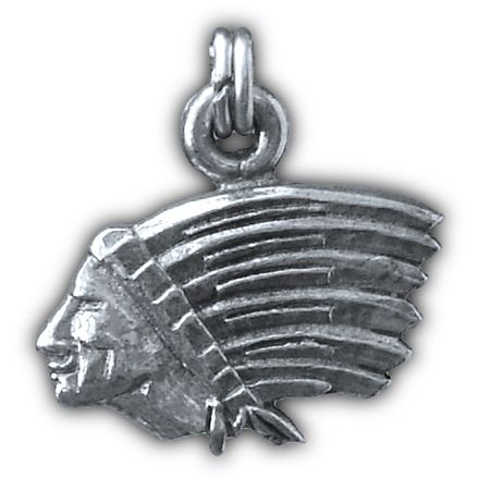 Guardian Bell Indian Profile Zipper Pull