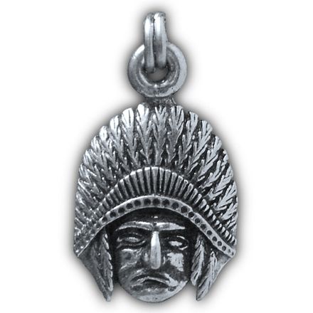 Guardian Bell Indian Head Zipper Pull Guardian Bell Indian Head Zipper Pull