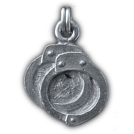 Guardian Bell Handcuffs Zipper Pull