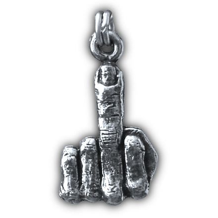 Guardian Bell Middle Finger Zipper Pull Guardian Bell Middle Finger Zipper Pull