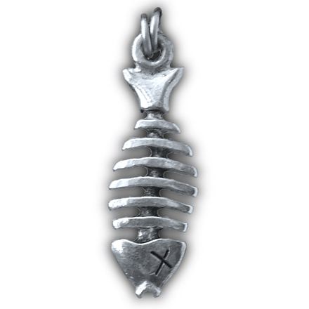 Guardian Bell Fish Bones Zipper Pull Guardian Bell Fish Bones Zipper Pull