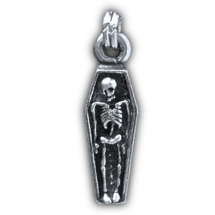 Guardian Bell Coffin Zipper Pull Guardian Bell Coffin Zipper Pull