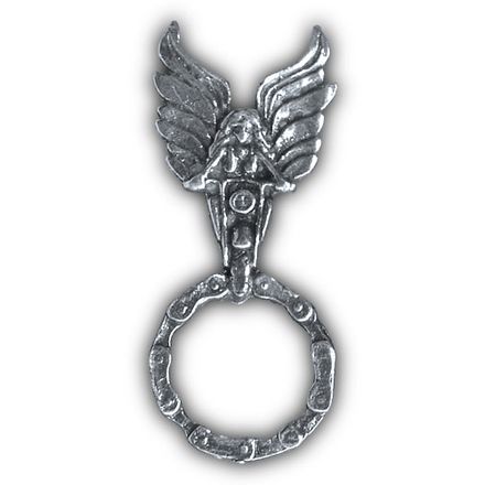 Guardian Bell Sunglasses Holder Pin - Biker Angel Guardian Bell Sunglasses Holder Pin - Biker Angel