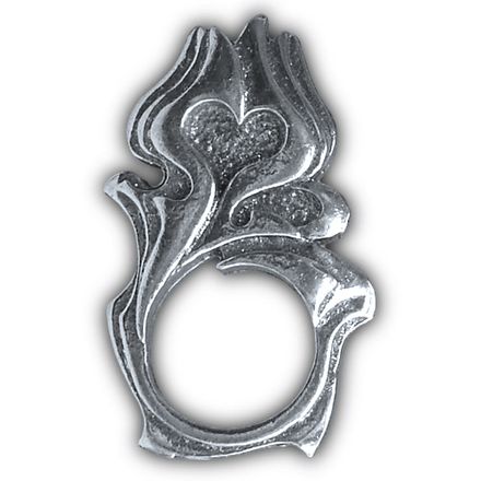 Guardian Bell Sunglasses Holder Pin - Flame Heart