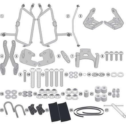 Givi Monokey Side Case Rapid Release Mounts