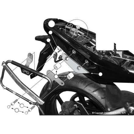 givi side case racks