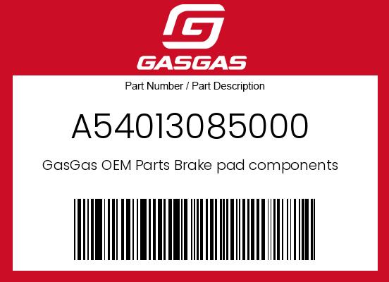 0 Gasgas OEM Part A54013085000