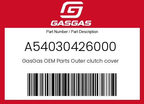 0 Gasgas OEM Part A54030426000