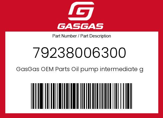 0 Gasgas OEM Part 79238006300