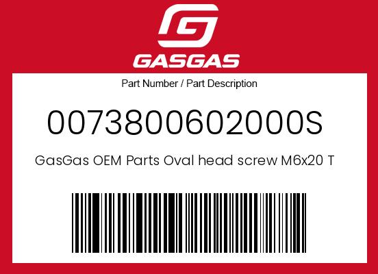 0 KTM OEM Part 0073800602000S