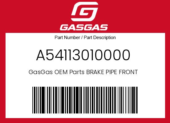 0 Gasgas OEM Part A54113010000