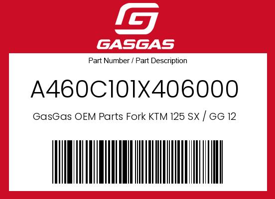 0 Gasgas OEM Part A460C101X406000