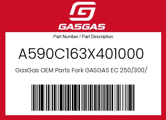 0 Gasgas OEM Part A590C163X401000