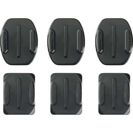 GoPro Flat + Curved Adhesive Mounts GoPro Flat + Curved Adhesive Mounts