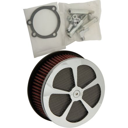 HardDrive Custom Round Air Cleaner - 5-Spoke