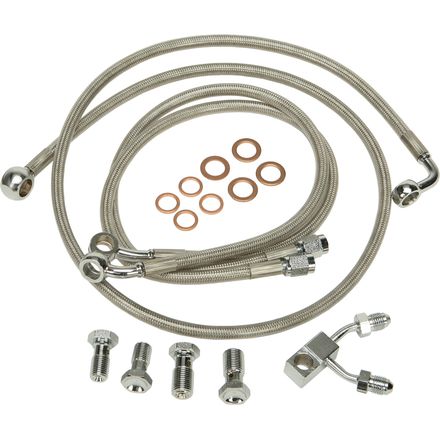 HardDrive HD-0803-BK Black Brake line Kit