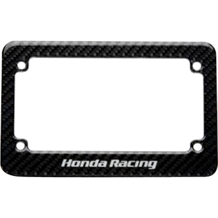 Honda Genuine Accessories Carbon Fiber License Plate Frame