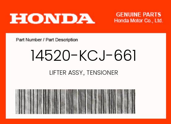 0 Honda OEM Part 14520-KCJ-661