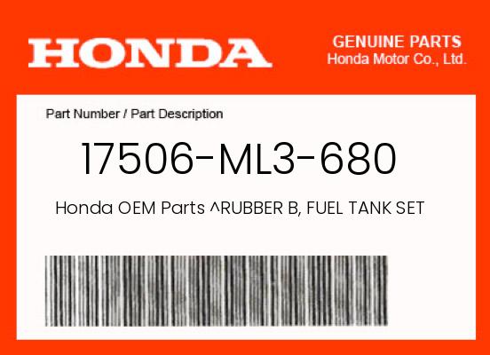 0 OEM Part 17506-ML3-680