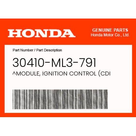 0 Honda OEM Part 30410-ML3-791