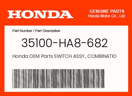 0 OEM Part 35100-HA8-682