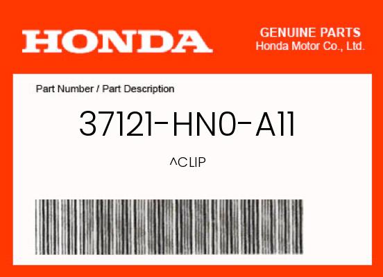 0 OEM Part 37121-HN0-A11