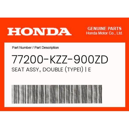 0 Honda OEM Part 77200-KZZ-900ZD