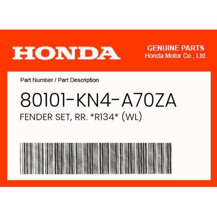 0 OEM Part 80101-KN4-A70ZA