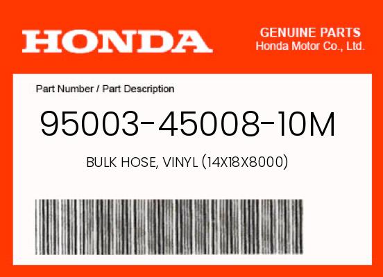 0 Honda OEM Part 95003-45008-10M