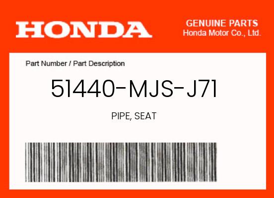 0 Honda OEM Part 51440-MJS-J71