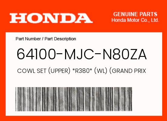 0 OEM Part 64100-MJC-N80ZA