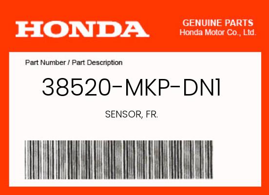 Honda OEM Front Wheel Speed Sensor 2022-2023 CB500F & CBR500R - 38520-MKP-DN1 undefined