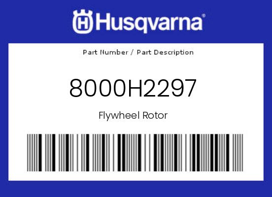 0 Husqvarna OEM Part 8000H2297